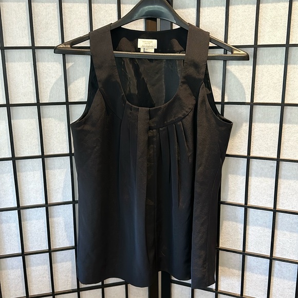 kate spade Tops - Kate Spade Black Silk Tank Top - XS